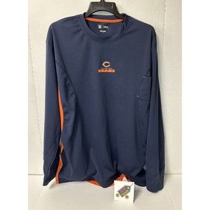 NFL Team Apparel E System Dri-Fit Chicago Bears Long Sleeve Shirt Large